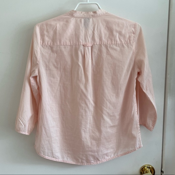 Gap Blush Pink 3/4 Sleeve Blouse - Picture 3 of 3
